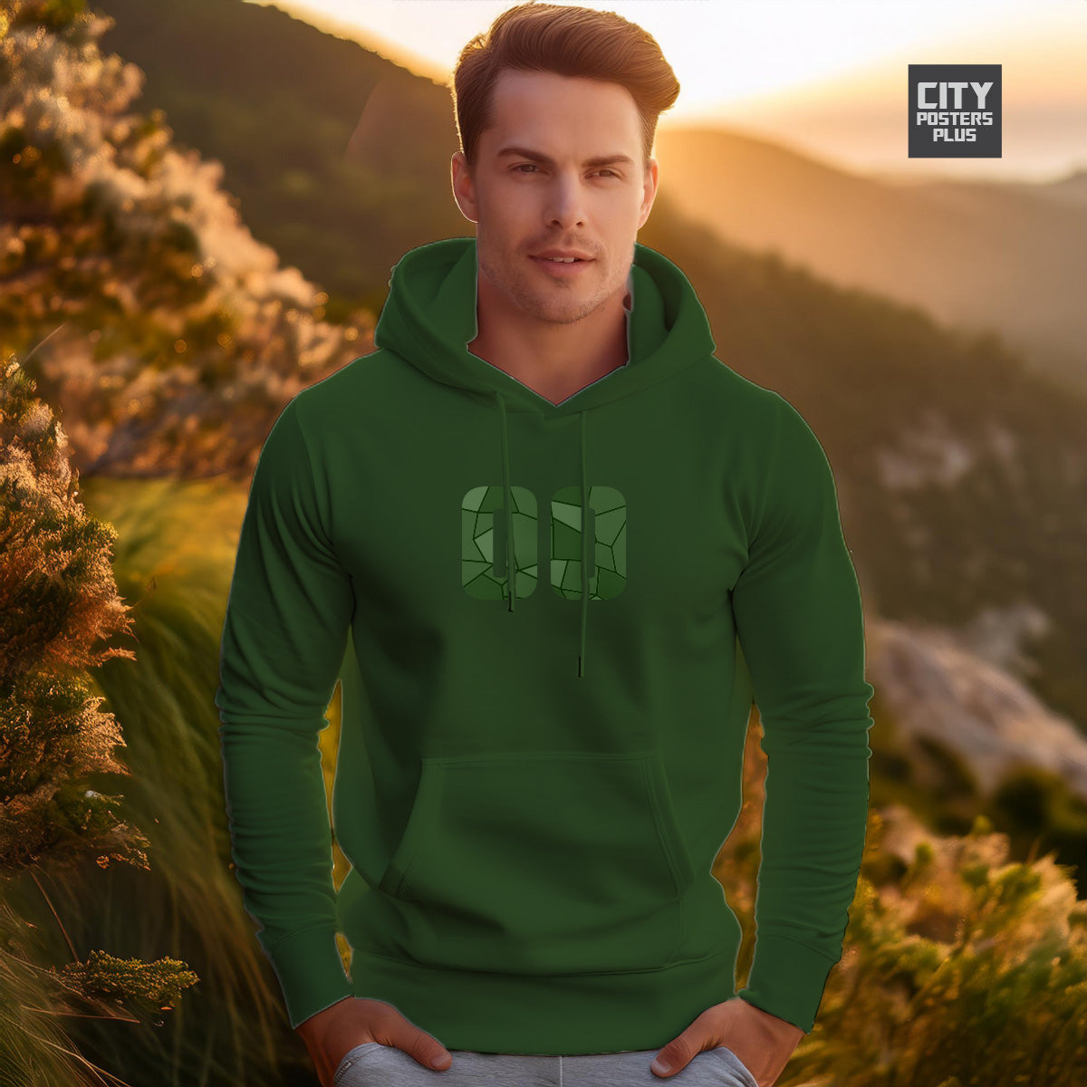 00 Number Unisex Hoodie | Personalized Number Hoodie for Men & Women