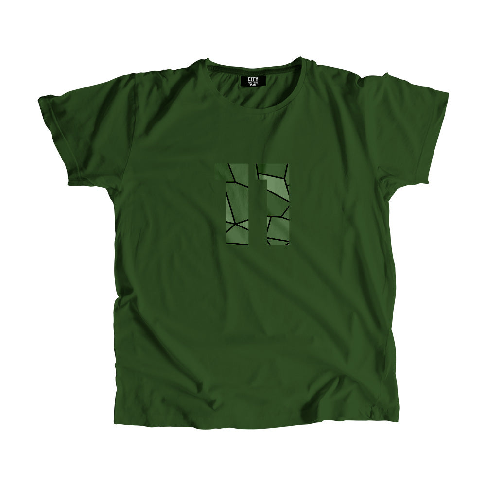 11 Number Men Unisex T-Shirt (Olive Green)| Classic Numeric Graphic Tee