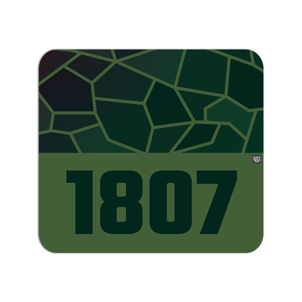 1807 Year Mousepad (Olive Green)