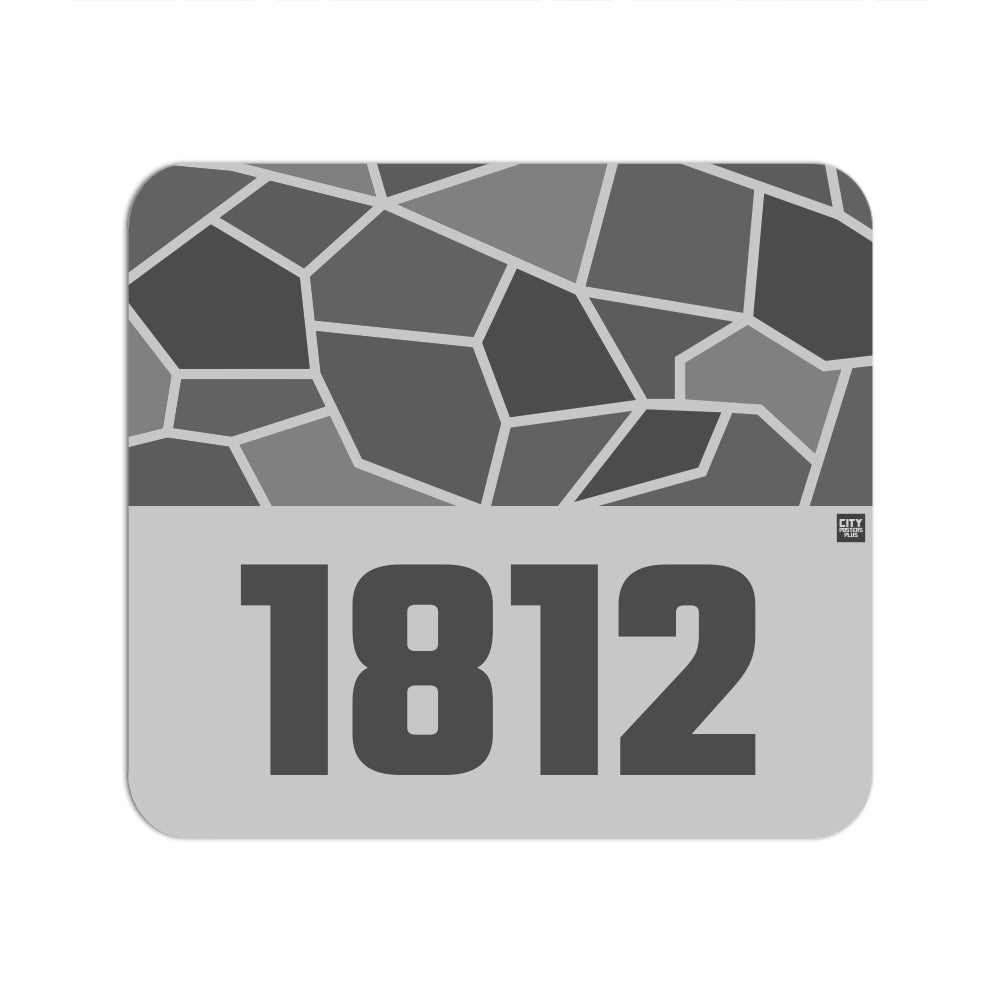 1812 Year Mousepad (Melange Grey)