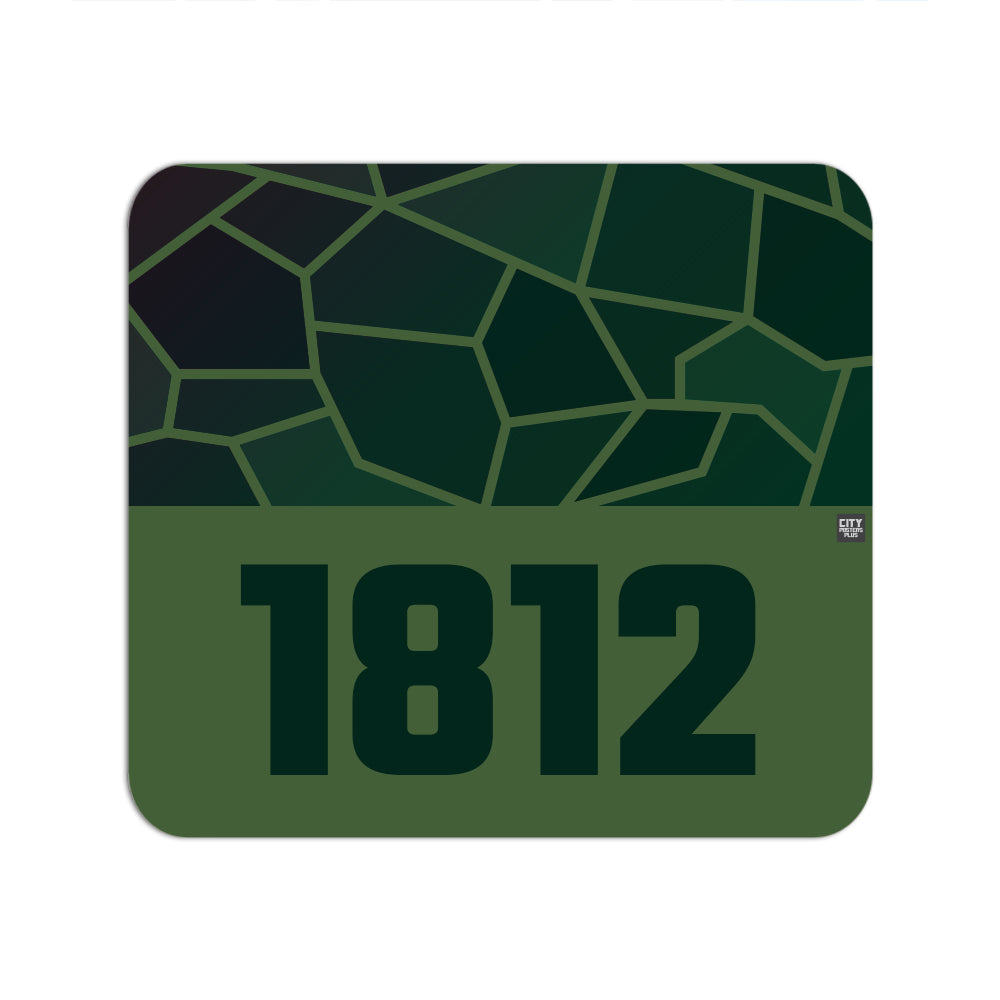 1812 Year Mousepad (Olive Green)