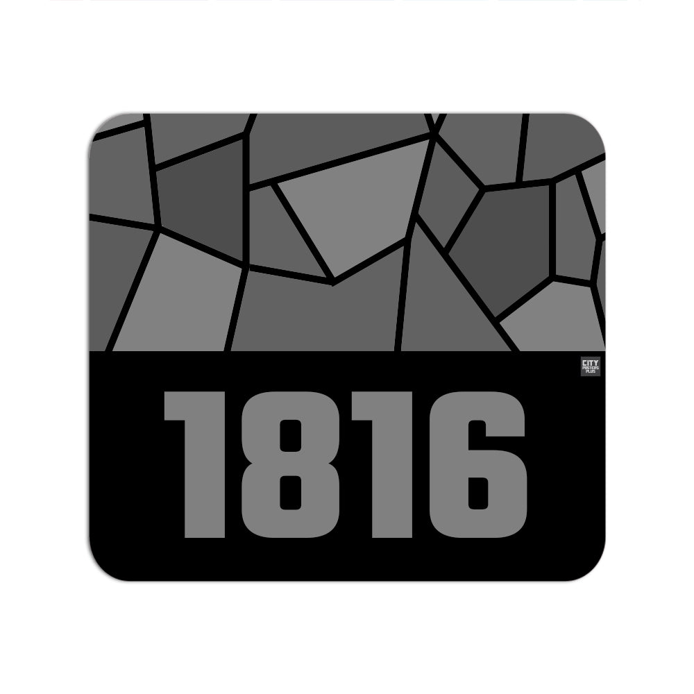 1816 Year Mousepad (Black)