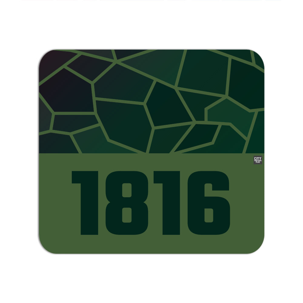 1816 Year Mousepad (Olive Green)
