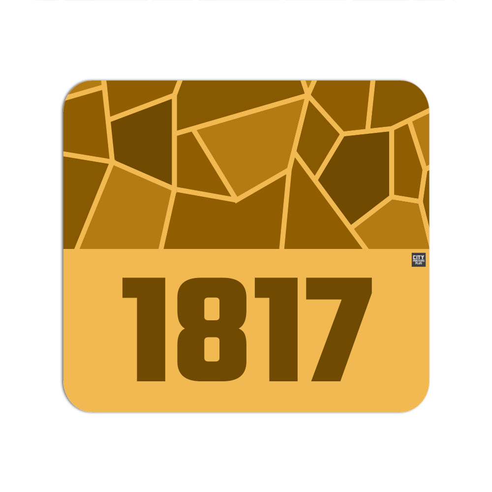 1817 Year Mousepad (Golden Yellow)