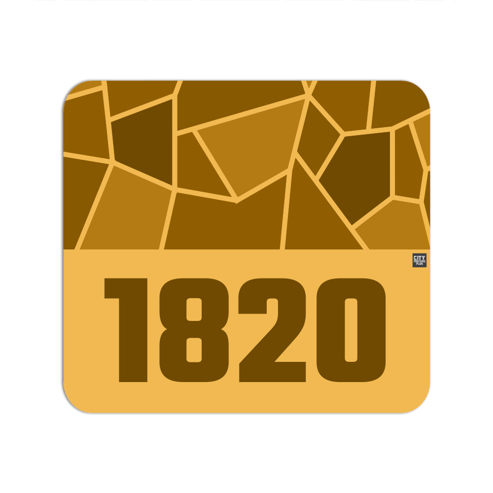 1820 Year Mousepad (Golden Yellow)