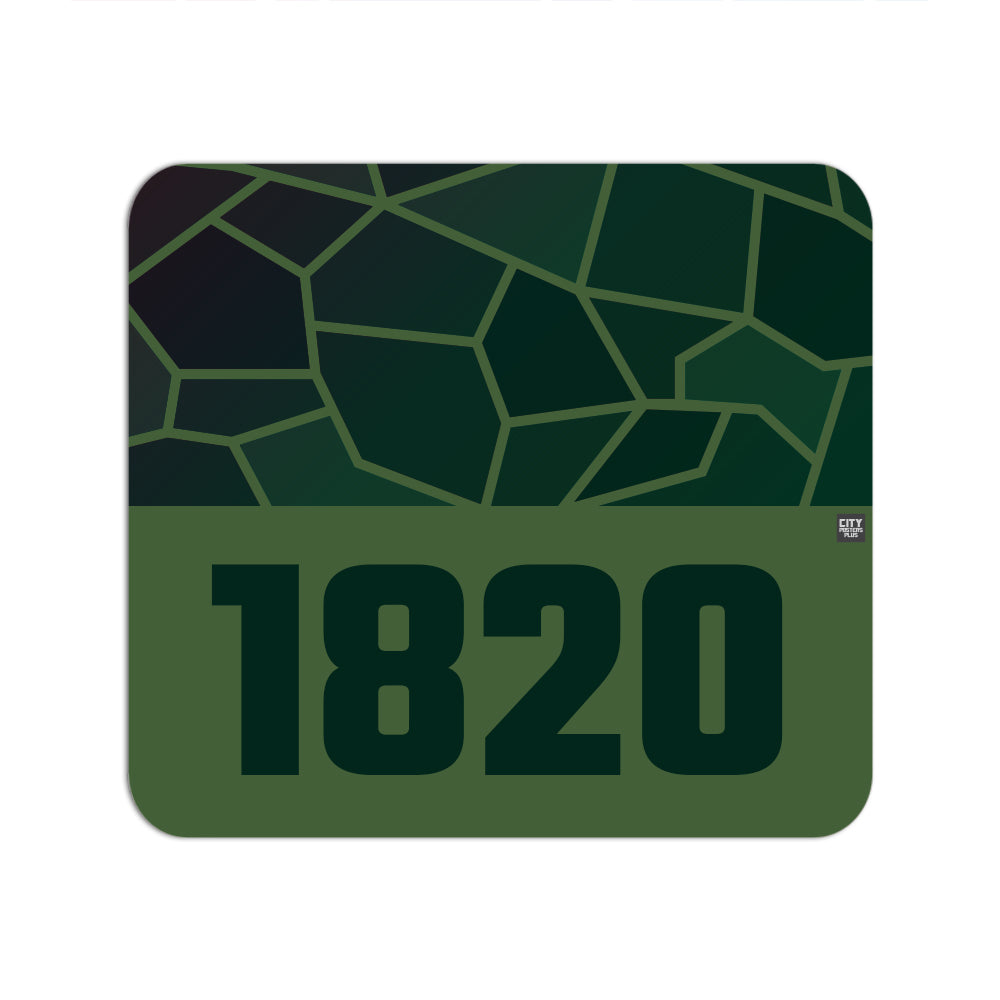 1820 Year Mousepad (Olive Green)