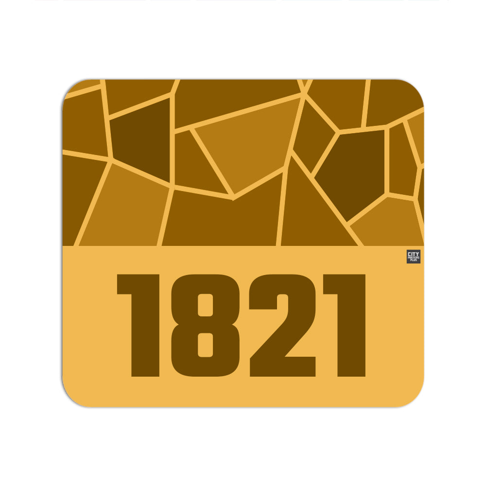 1821 Year Mousepad (Golden Yellow)