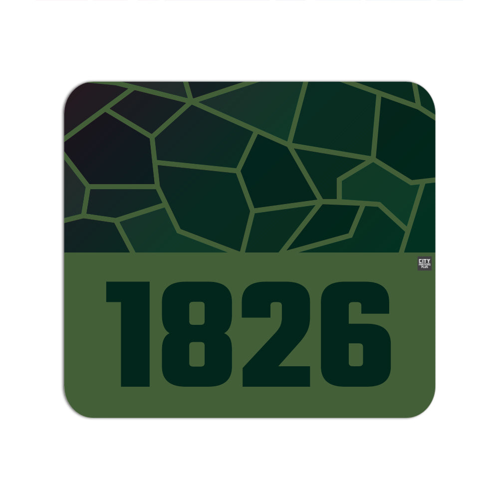1826 Year Mousepad (Olive Green)