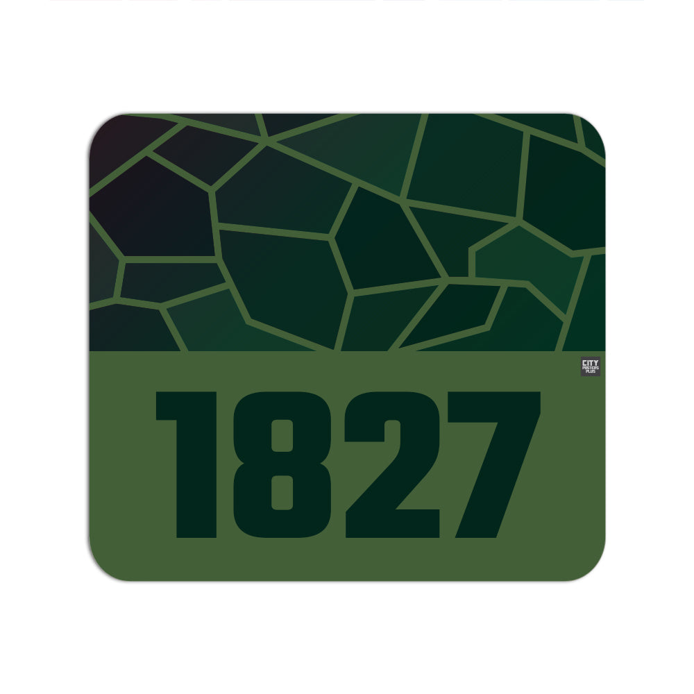 1827 Year Mousepad (Olive Green)