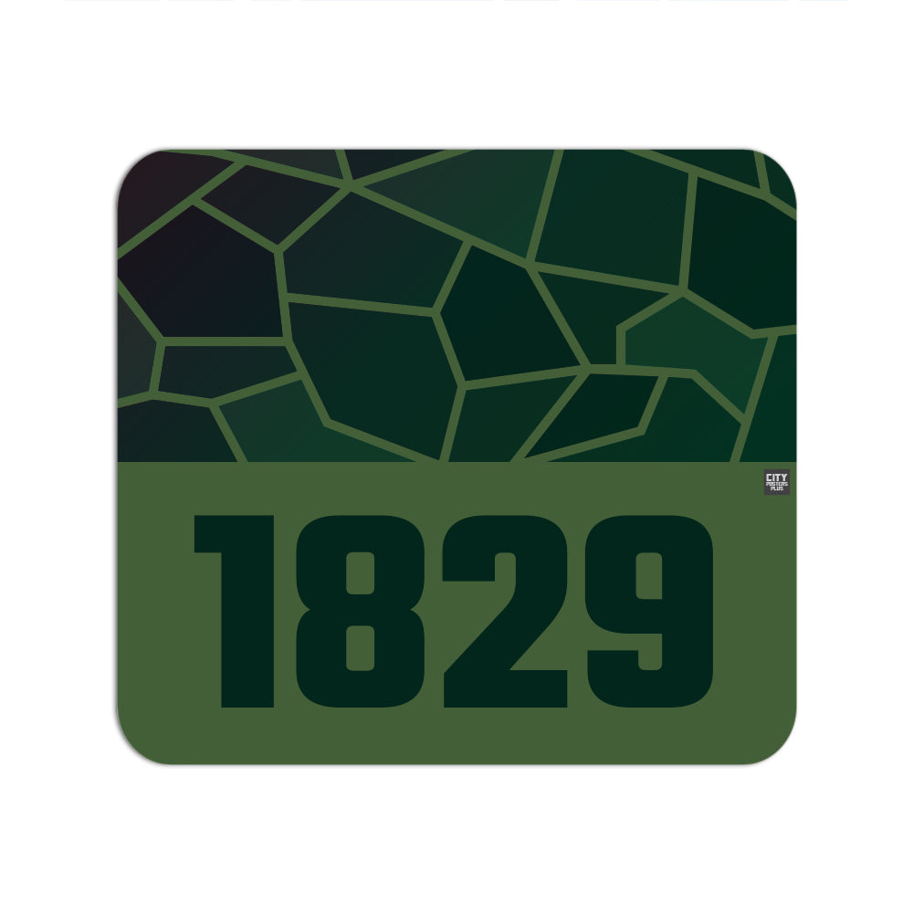 1829 Year Mousepad (Olive Green)