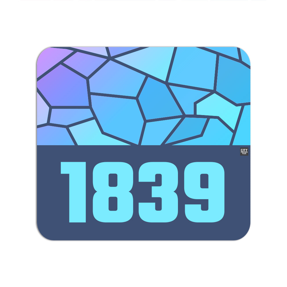 1839 Year Mousepad (Navy Blue)