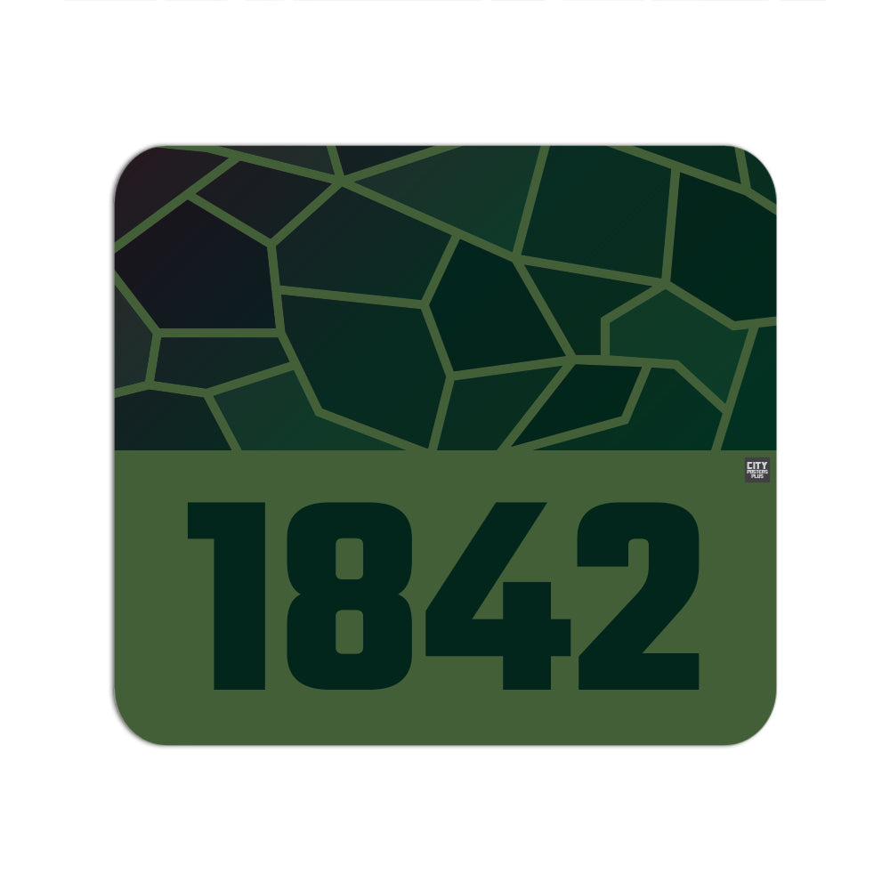 1842 Year Mousepad (Olive Green)