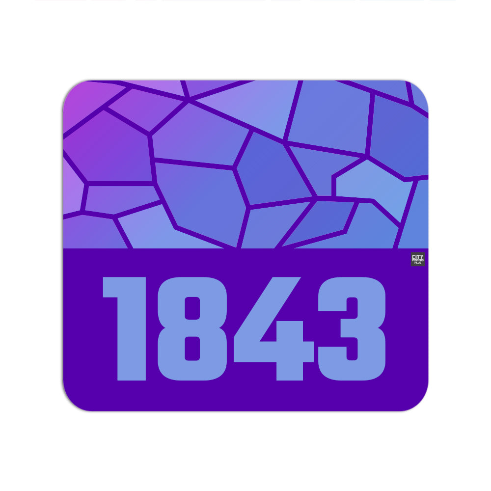 1843 Year Mousepad (Purple)