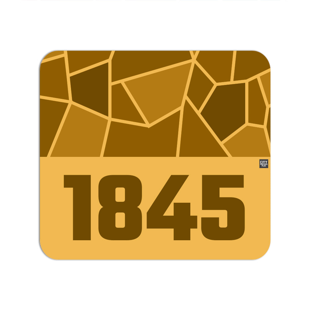 1845 Year Mousepad (Golden Yellow)