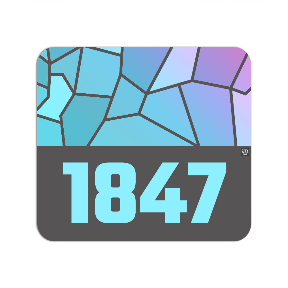 1847 Year Mousepad (Charcoal Grey)