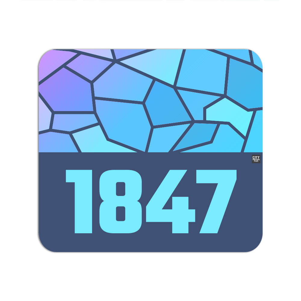 1847 Year Mousepad (Navy Blue)