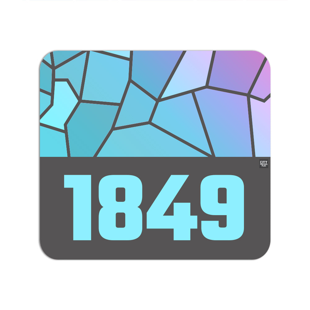 1849 Year Mousepad (Charcoal Grey)