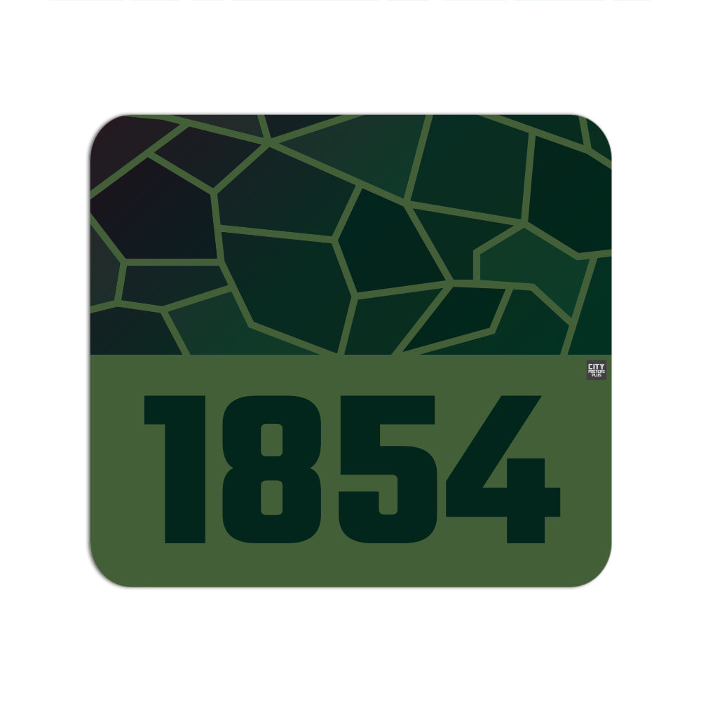 1854 Year Mousepad (Olive Green)