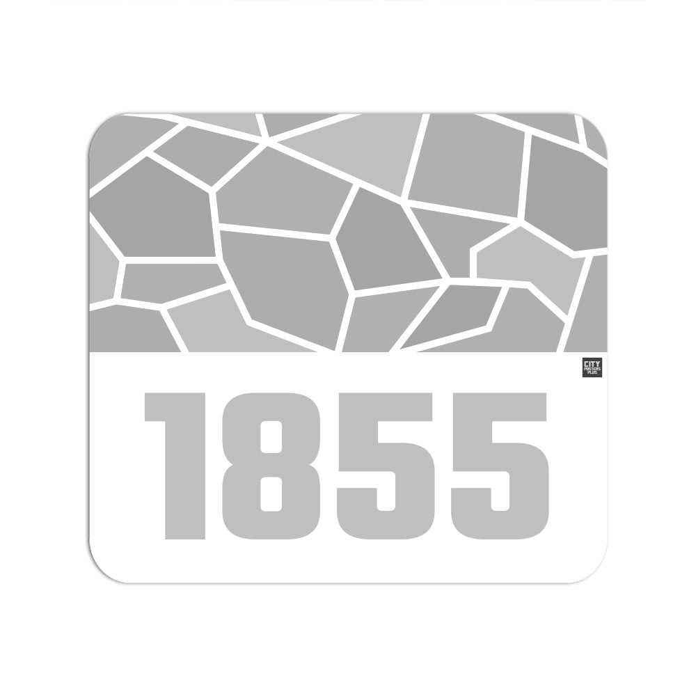 1855 Year Mousepad (White)