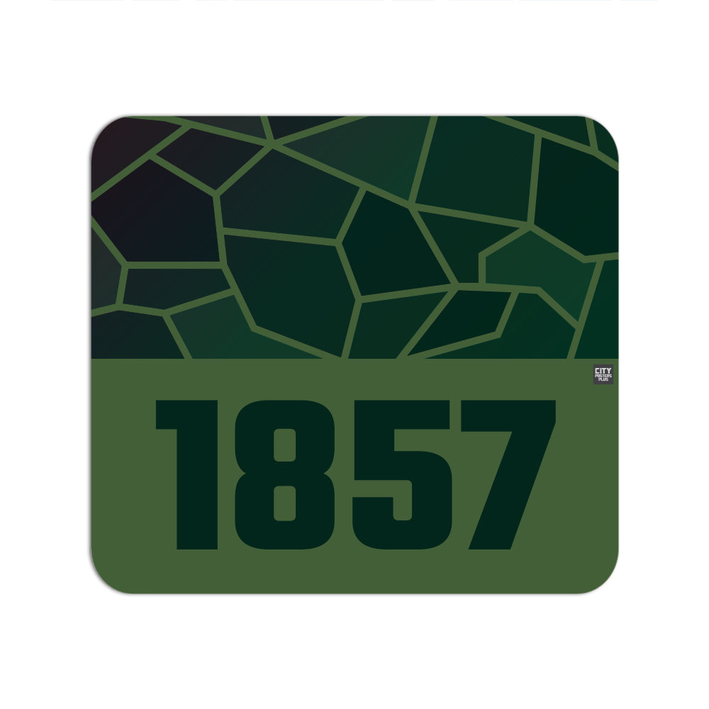 1857 Year Mousepad (Olive Green)
