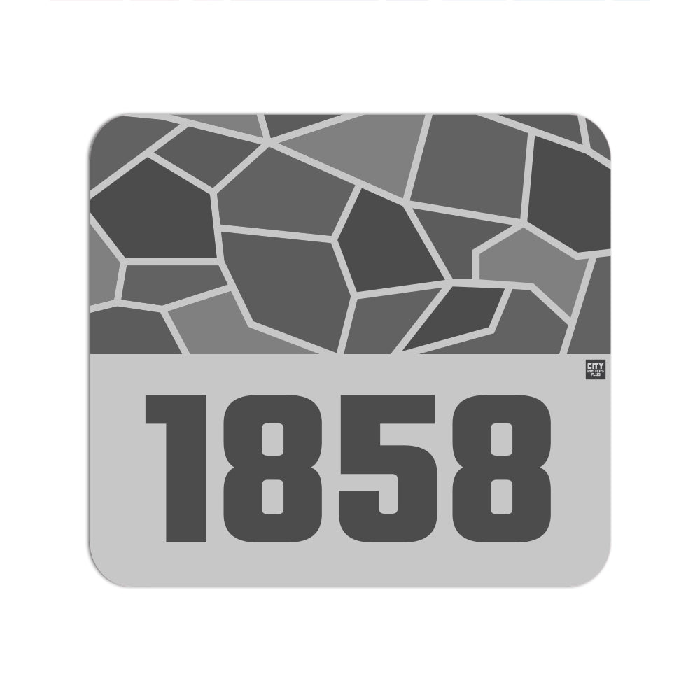 1858 Year Mousepad (Melange Grey)