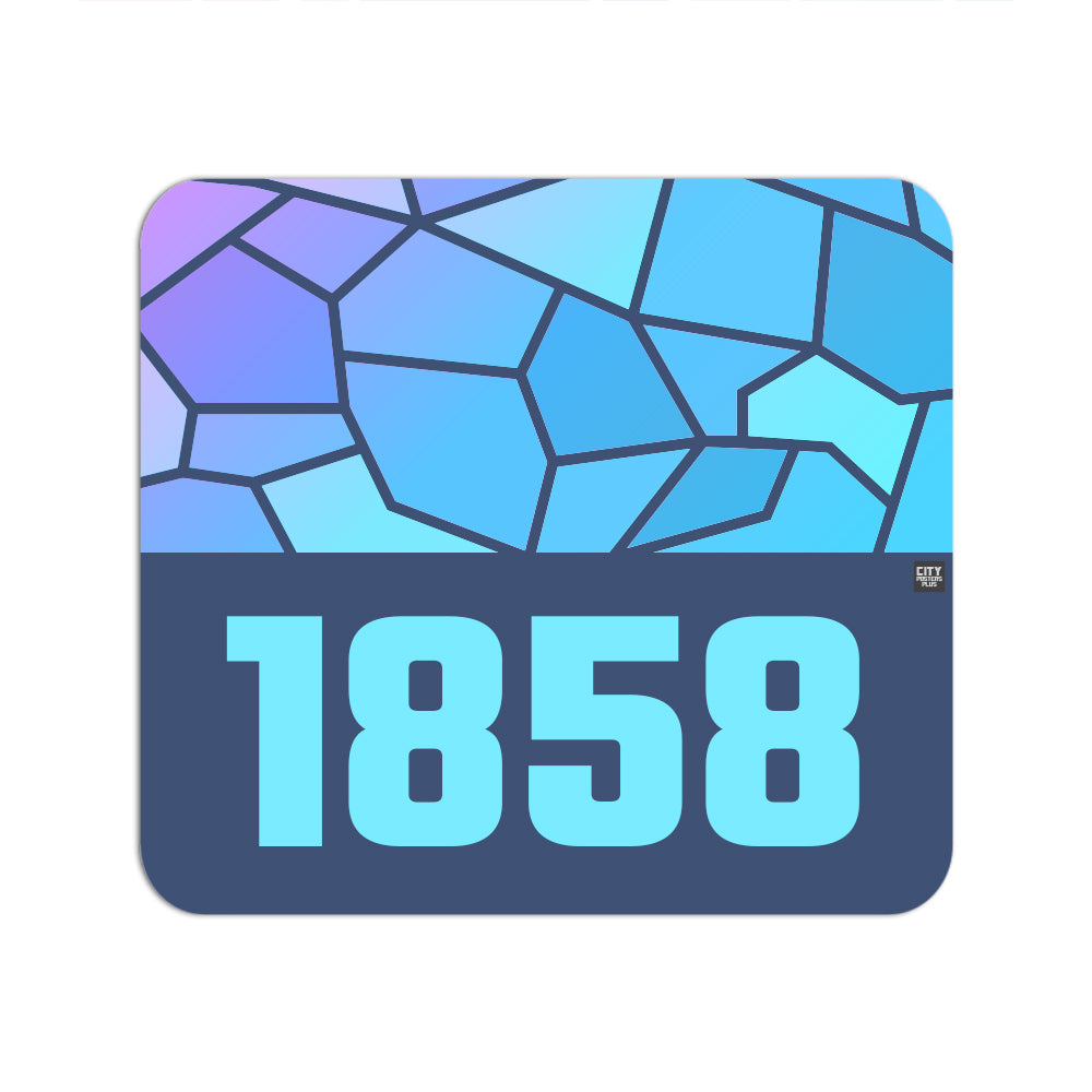 1858 Year Mousepad (Navy Blue)