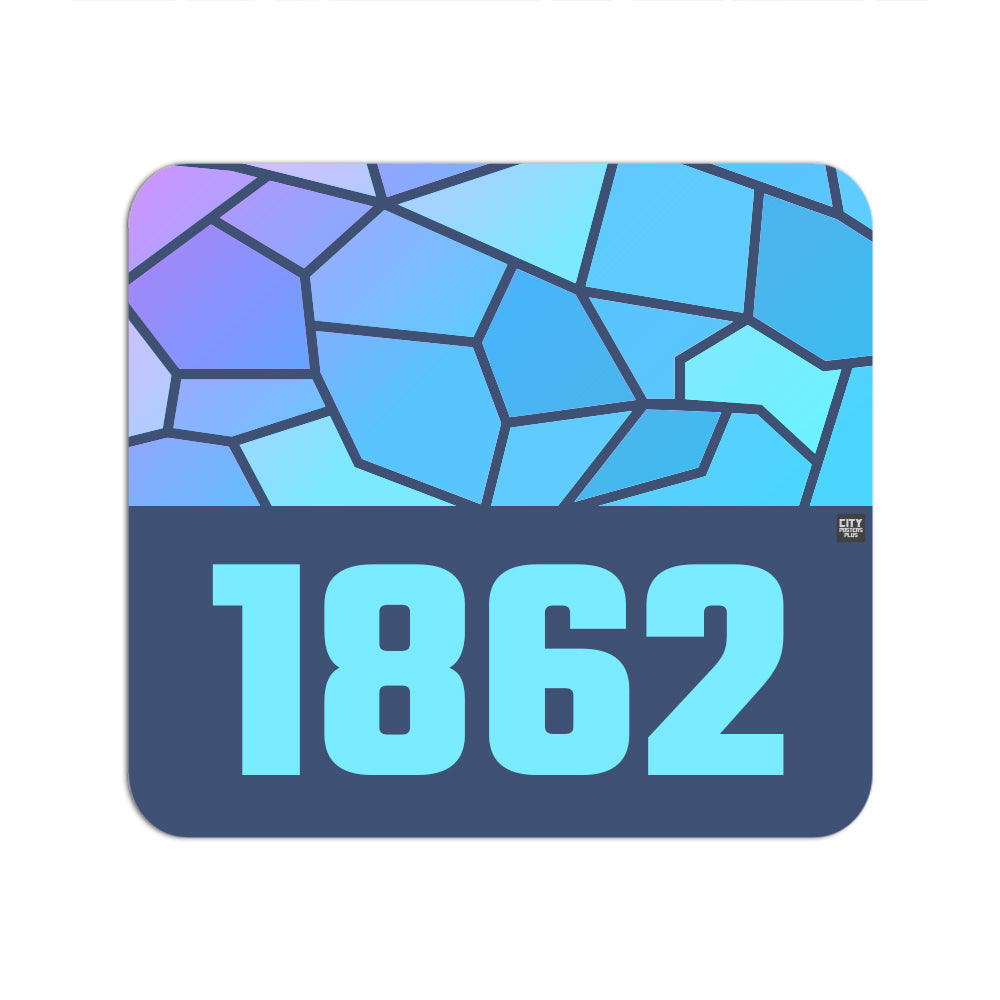 1862 Year Mousepad (Navy Blue)