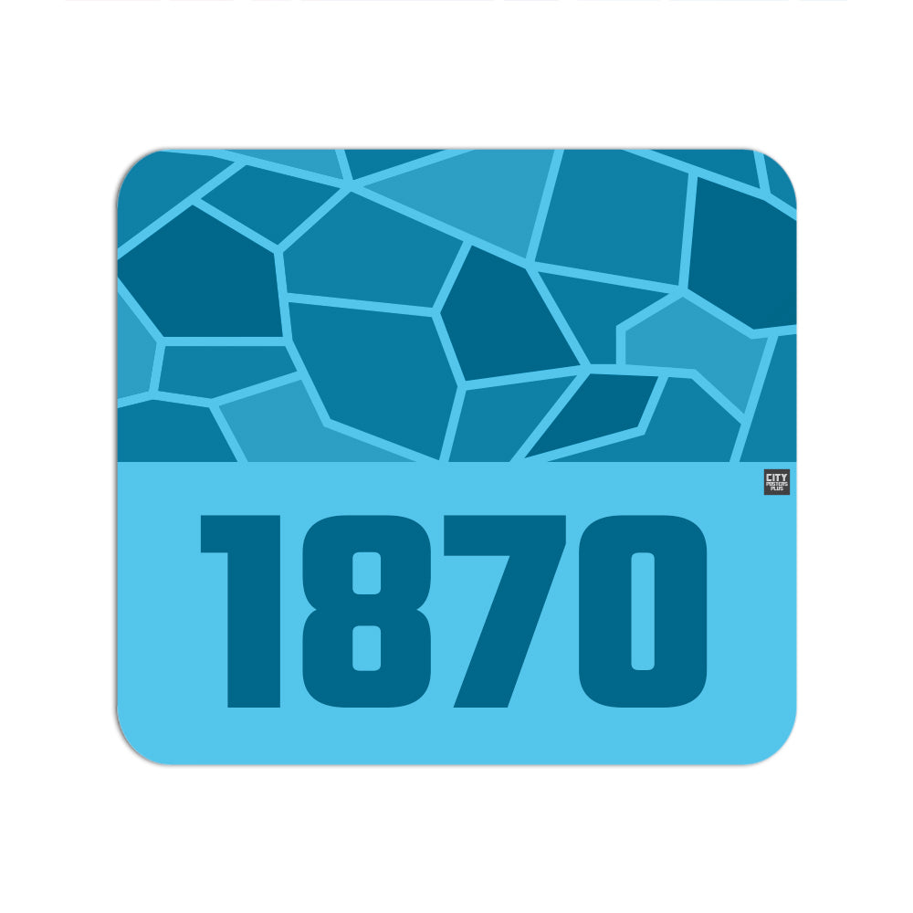 1870 Year Mousepad (Sky Blue)