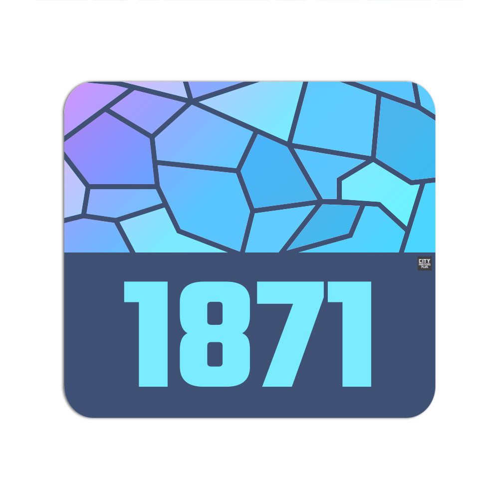 1871 Year Mousepad (Navy Blue)