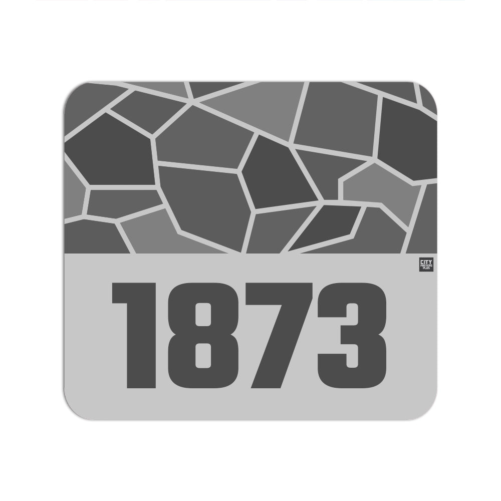 1873 Year Mousepad (Melange Grey)