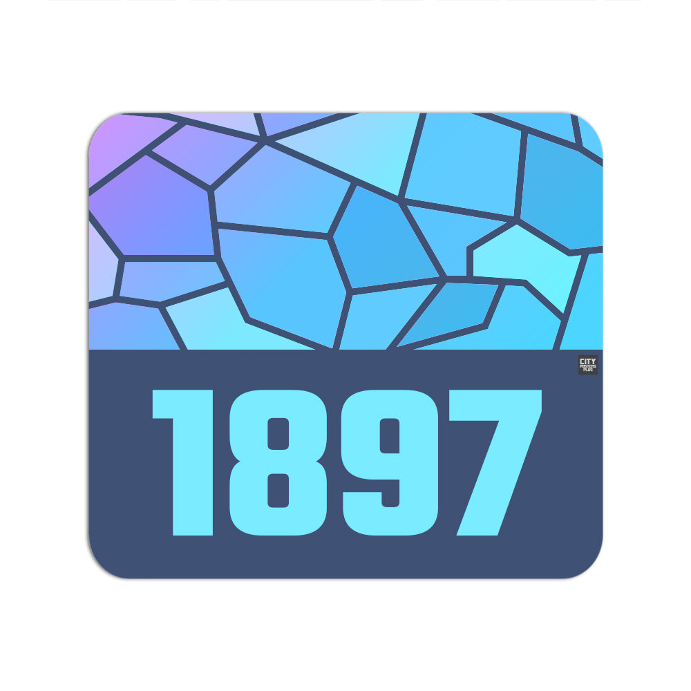 1897 Year Mousepad (Navy Blue)