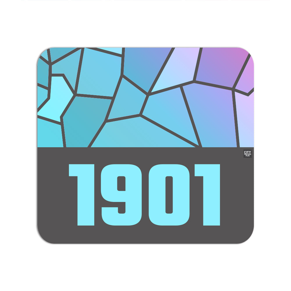 1901 Year Mousepad (Charcoal Grey)