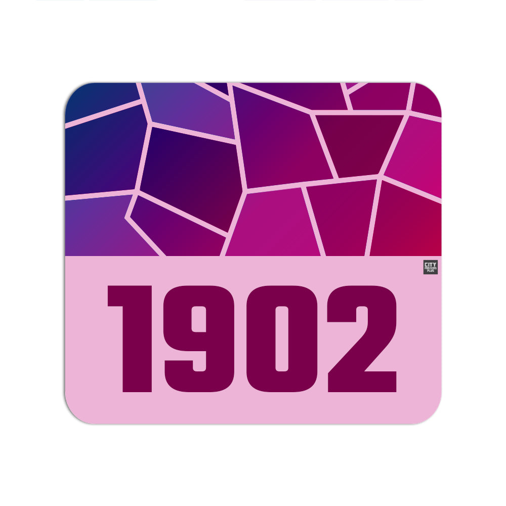 1902 Year Mousepad (Light Pink)