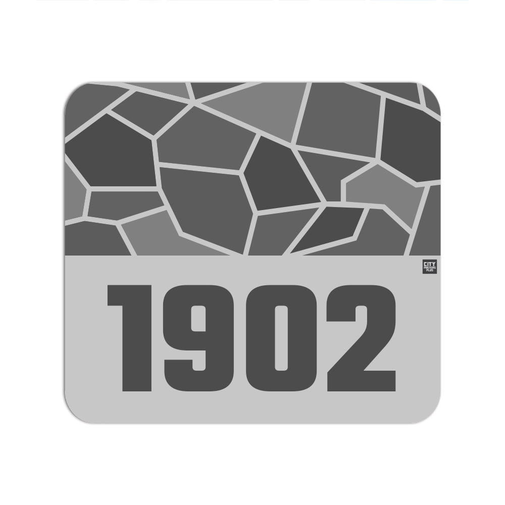 1902 Year Mousepad (Melange Grey)