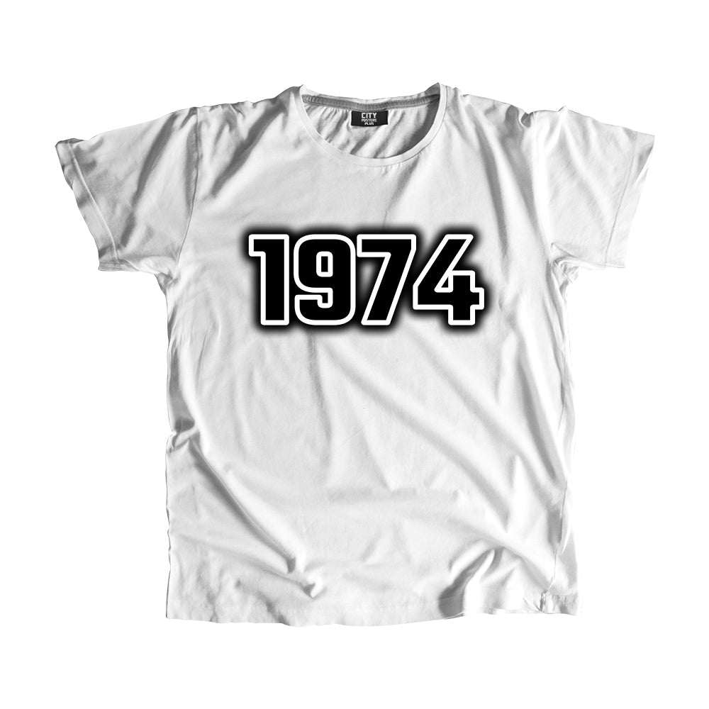 1974 Year Men Unisex T-Shirt (White)