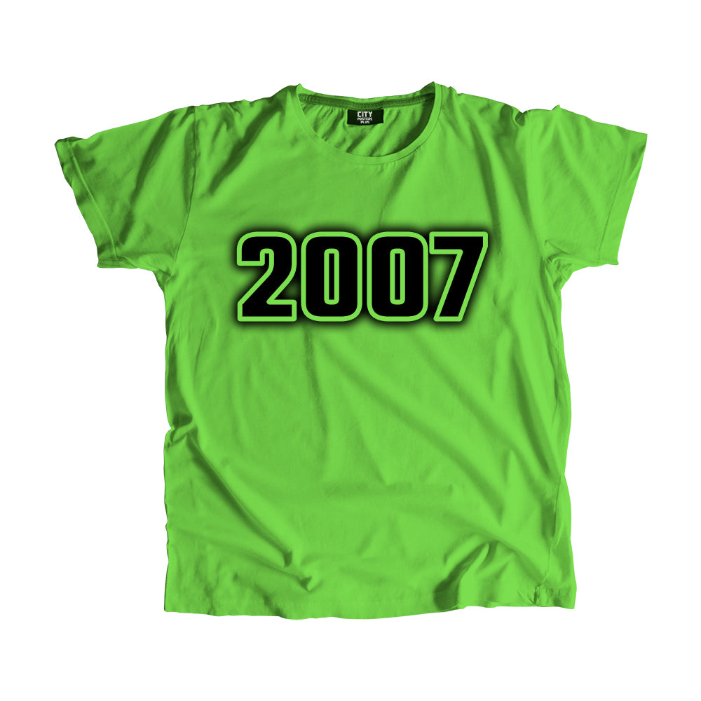 2007 Vintage Heritage Year Men Unisex T-Shirt (Liril Green)
