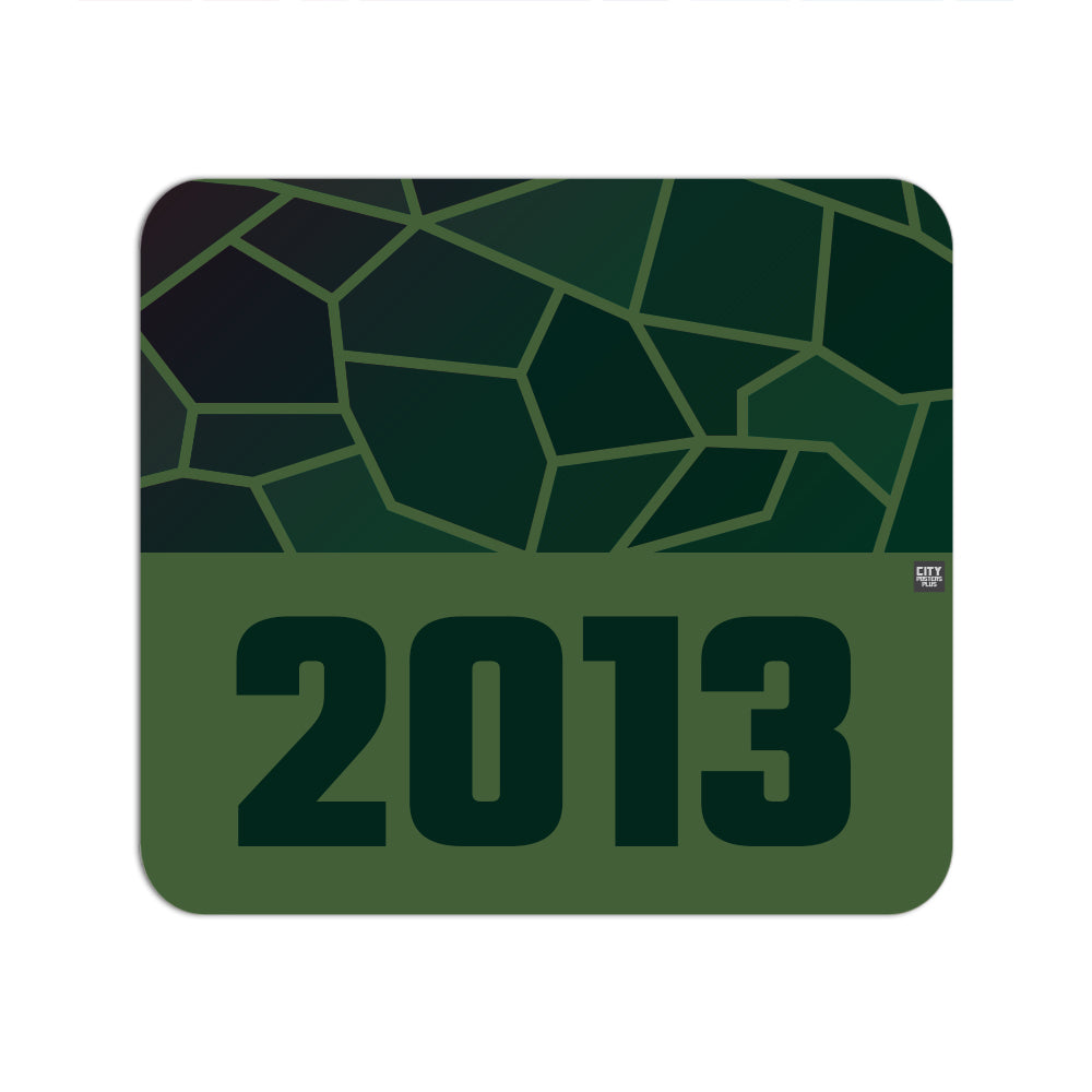 2013 Year Mousepad (Olive Green)
