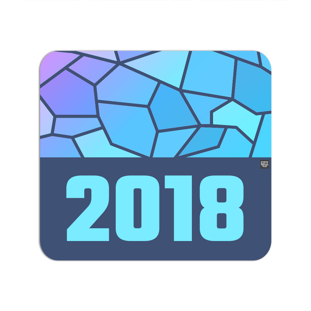 2018 Year Mousepad (Navy Blue)