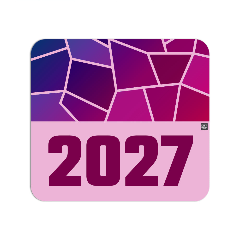 2027 Year Mousepad (Light Pink)