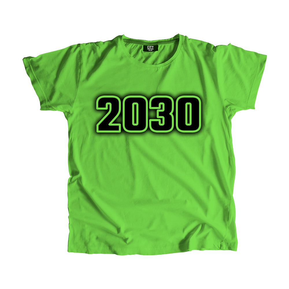 2030 Vintage Heritage Year Men Unisex T-Shirt (Liril Green)