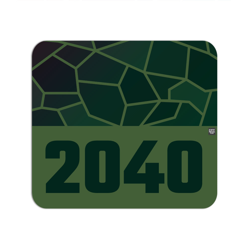 2040 Year Mousepad (Olive Green)
