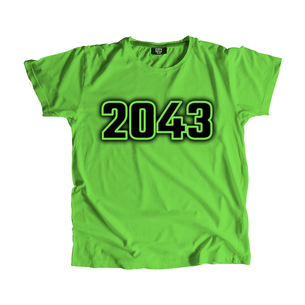 2043 Year Men Unisex T-Shirt (Liril Green)