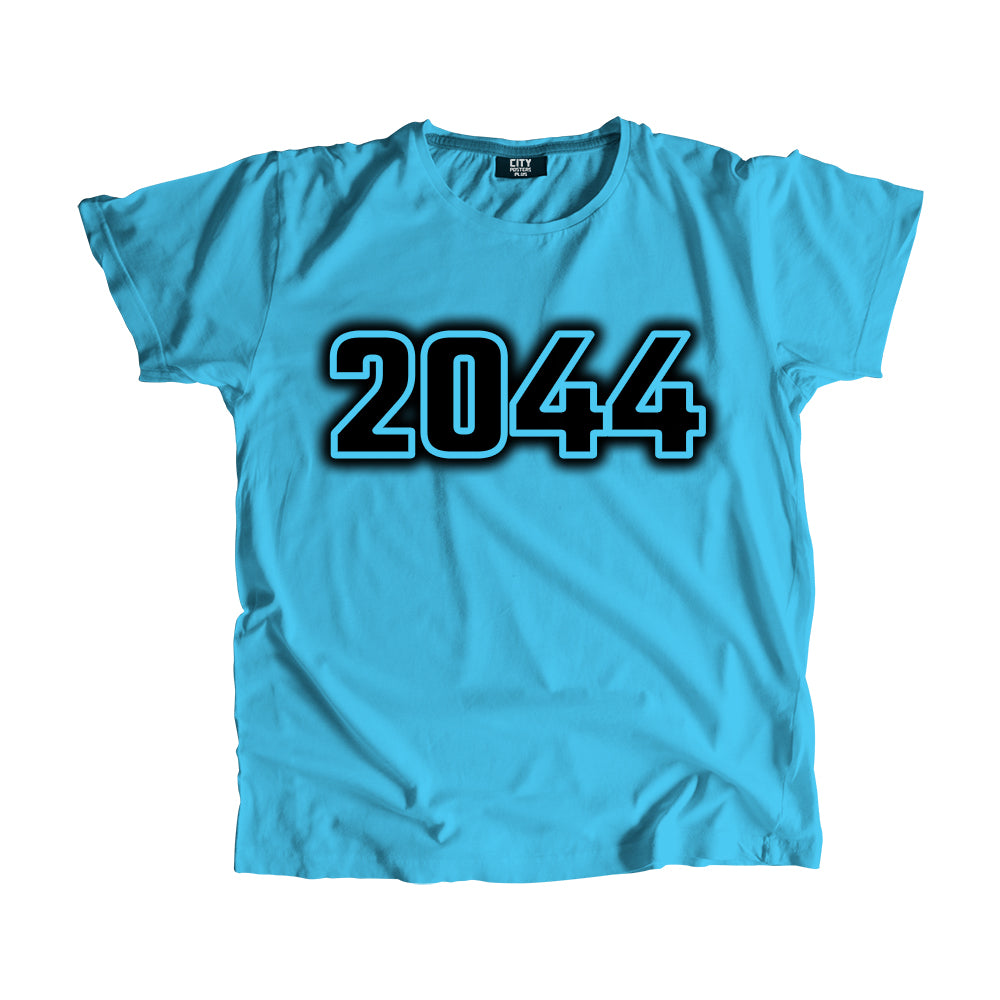 2044 Year Men Unisex T-Shirt (Sky Blue)