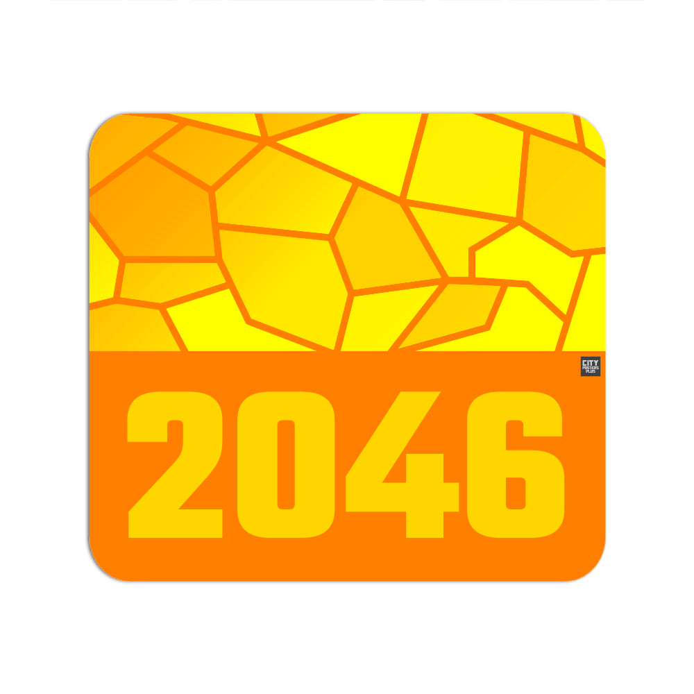 2046 Year Mousepad (Orange)