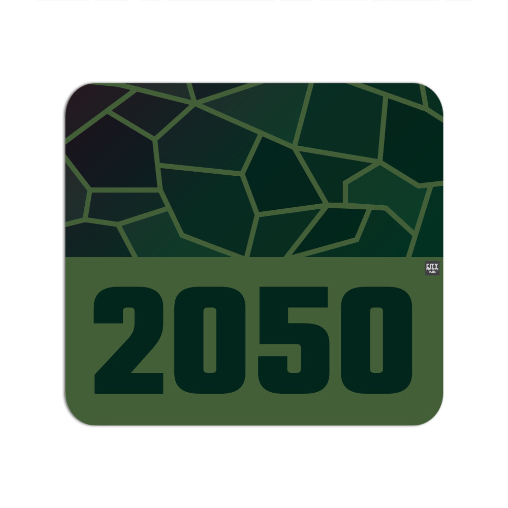 2050 Year Mousepad (Olive Green)