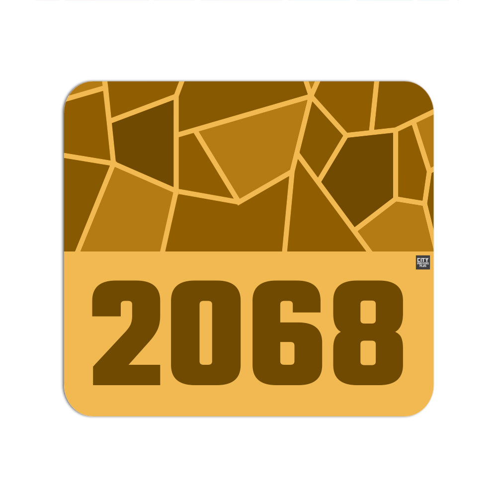 2068 Year Mousepad (Golden Yellow)