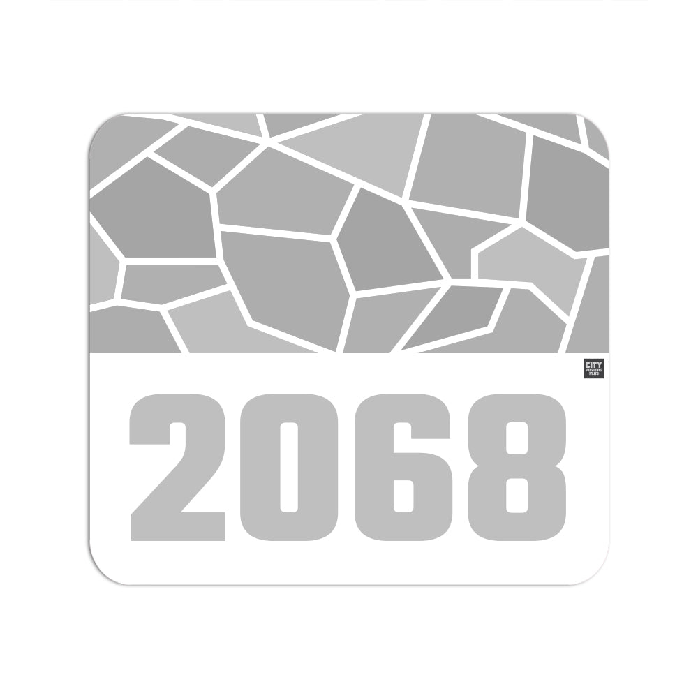2068 Year Mousepad (White)