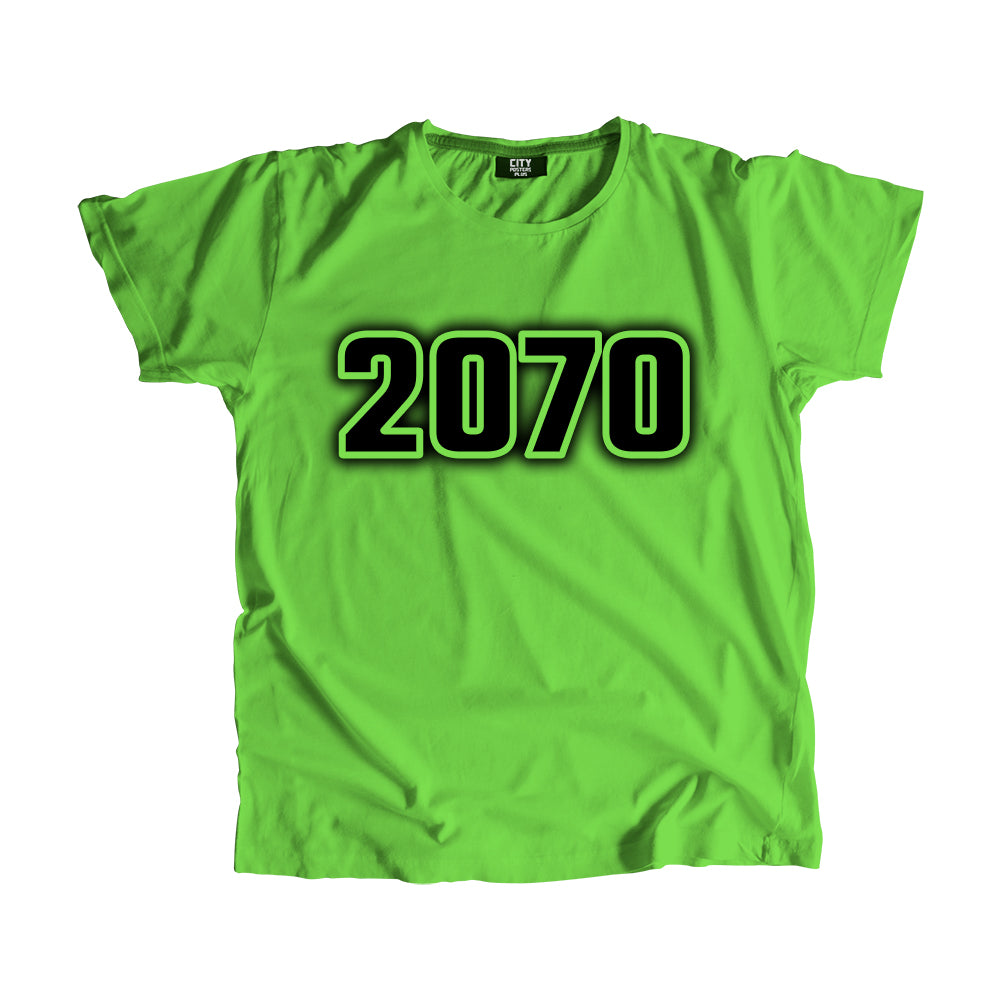 2070 Year Men Unisex T-Shirt (Liril Green)