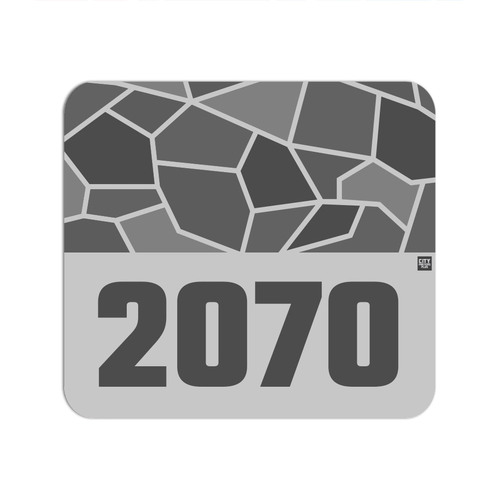 2070 Year Mousepad (Melange Grey)
