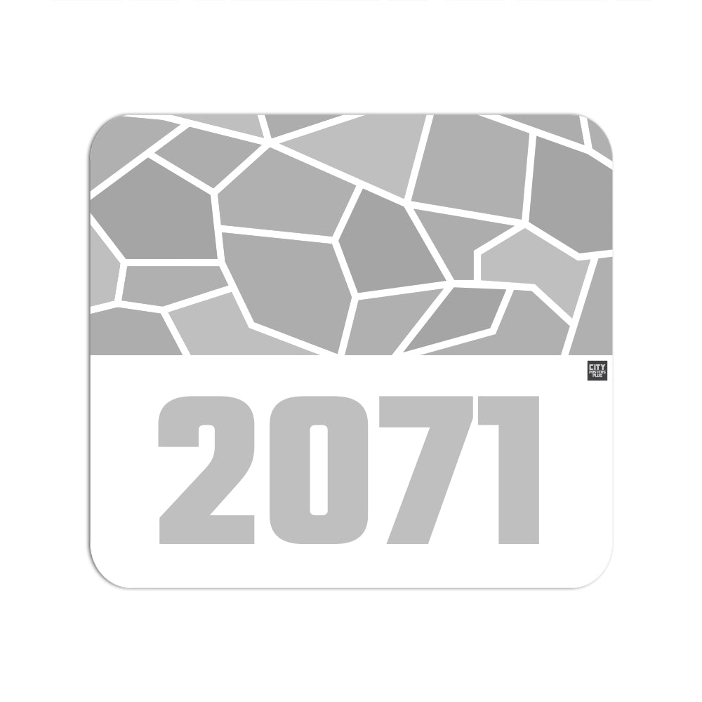 2071 Year Mousepad (White)